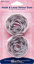 HEMLINE HANGSELL - Stick-On Hook and Loop Dots 20mm (50 Sets) - white
