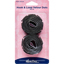 Hemline - Hook & Loop Velour Dots Stick On 20mm 50 sets - Black