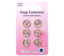 Hemline - Snap Fasteners Metal Sew On 13mm - 6 sets - Nickle 