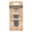 Hemline Gold - Tape Measure Fibreglass - 150cm/60in - Black/Silver Tip