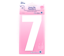 Hemline - Iron On Number Medium 10cm - White 7