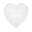 Hearts 4pc Template Set