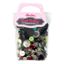 Hemline Buttons - Value Pack - Assorted Craft Buttons 200g - Multi Colour