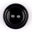 HEMLINE BUTTONS - Basic Line Button Type 25 2PCS - black
