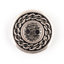 HEMLINE BUTTONS - Metal Rope Edge Button - silver 20mm