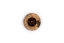 HEMLINE BUTTONS - Novelty Line Wooden Imitation Buttons Type 54 4PCS - brown