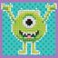 Mike Wazowski Fun - 10 x 10cm
