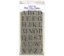Papercraft - Stamps Clear Cling 180 X 90mm - Alphabet Classic Upper