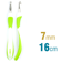 ADDI AddiSwing Ergonomic Crochet Hook Aluminium 16cm x 7.00mm