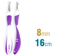 ADDI AddiSwing Ergonomic Crochet Hook Aluminium 16cm x 8.00mm