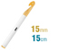 Addi Crochet Hook 15Cm X 15.00Mm - champagne/gold glitter