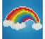 Ever Living Rainbow - 10.2 x 10.2cm (4 x 4in)