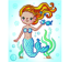 Sweet Swimmer - 21x 26cm (8.4x 10.4in)