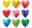 Love Rainbow - 20x 20cm (9.5x 9in)