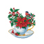 Festive Cuppa - 32 x 32cm