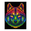 Neon Wolf - 35.5 x 45.7cm
