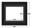 Frame with Framing Mat Board DDF11.B470X370MB