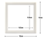 Dd1 Frame - White - plastic - 12.1 x 12.1cm