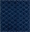 DARUMA - Sashiko Printed Cloth Blue - Clam Shell
