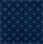 DARUMA - Sashiko Printed Cloth Blue- Wineglass
