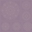 Sashiko Panel - Linen/Cotton 137 x 50cm Mandala Frosted Grape