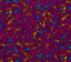 Flannelette Fern Print 150cm width - Purple