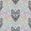 TULA PINK GRAYWORK - WOLF OF PINK STREET - FOG