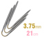 ADDI CraSy Trios Double Pointed Needle 21cm x 3.75mm