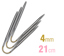 ADDI CraSy Trios Double Pointed Needle 21cm x 4.00mm