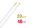 Addi Knitting Needle 40cm X 20.00mm - Champagne Glitter