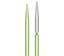Groove Knitting Needles 35cm - 5.00mm Green
