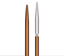 Groove Knitting Needles 35cm - 7.00mm Copper