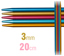 Addi Colibri Double-Pointed Needles 20CM X 3.00MM