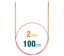 Addi Lace Circular Knitting Needles 100CM X 2.00MM