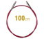 ADDI Circular Needle Cord For Addi-Click System - lifeline insertion red cord 100cm