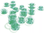 Husqvarna Accessory: Bobbins 10 pack Green - Jade