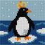 Tapestry Kit Mini 11 x 11cm - Penguin