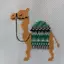 Mini Cross Stitch Kit with Hoop 10cm - Camel