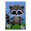 Long Stitch Kit 13 x 18cm - Racoon