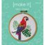 Mini Cross Stitch Kit with Hoop 10cm - Parrot