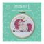 Mini Cross Stitch Kit with Hoop 10cm - Magic Unicorn