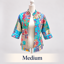 Quilted Jacket Teal Medium