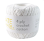 4ply Crochet Cotton BC1000 White