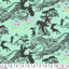 Tula Pink Prince Charming Déjà Vu - Turtle Bay - Sweetmint