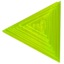 Matilda's Own Template - Triangle 60deg Set of 9 - Small 1-3in