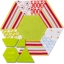 Matilda's Own Template - Hexagon Slice Set of 4 - 8in