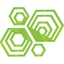 Matilda's Own Template - Hexagon Donut Set of 10 - 3/8-2in