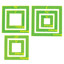 Matilda's Own Template - Square Donut Set of 7 - 0.5-2in