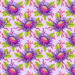 TULA PINK FLORAL REEF - FRIENDS & ANEMONES - ULTRAVIOLET