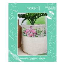 Flamingo Flower Pot Holder 20x20cm